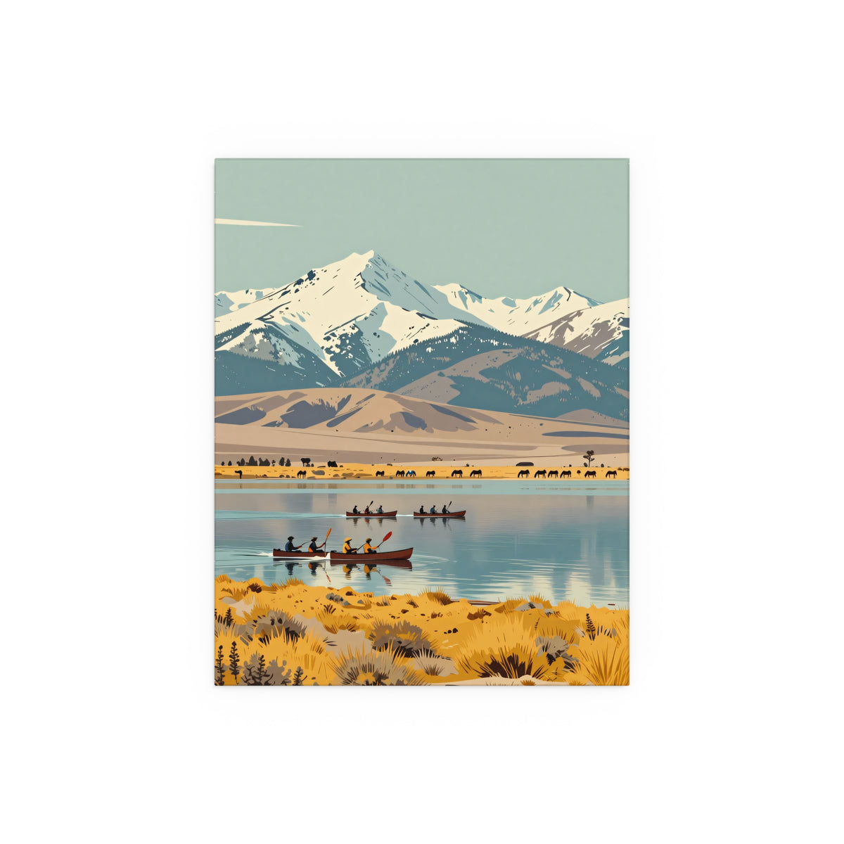 Serene Mountain Lake Awakening