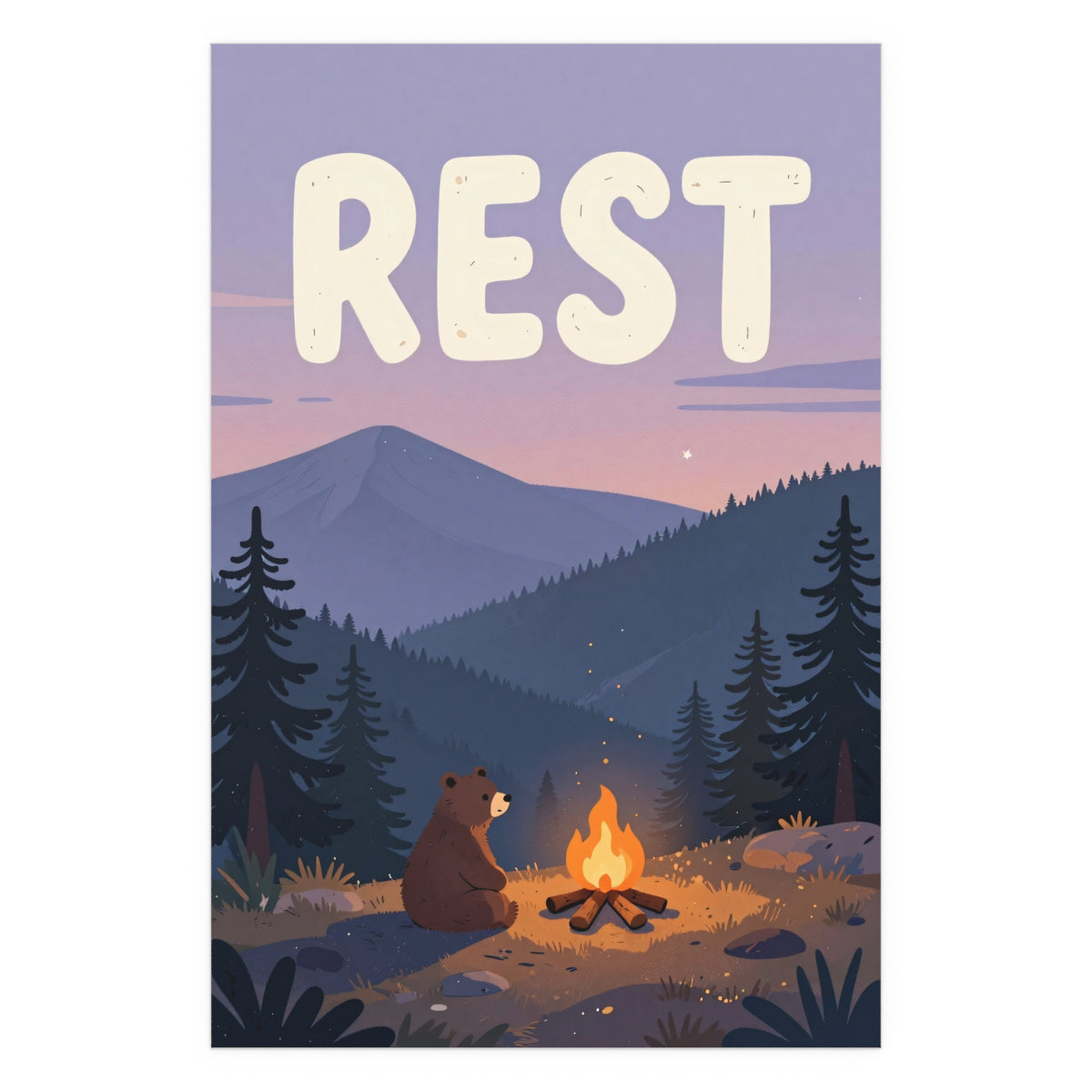 Moonlit Mountain Retreat