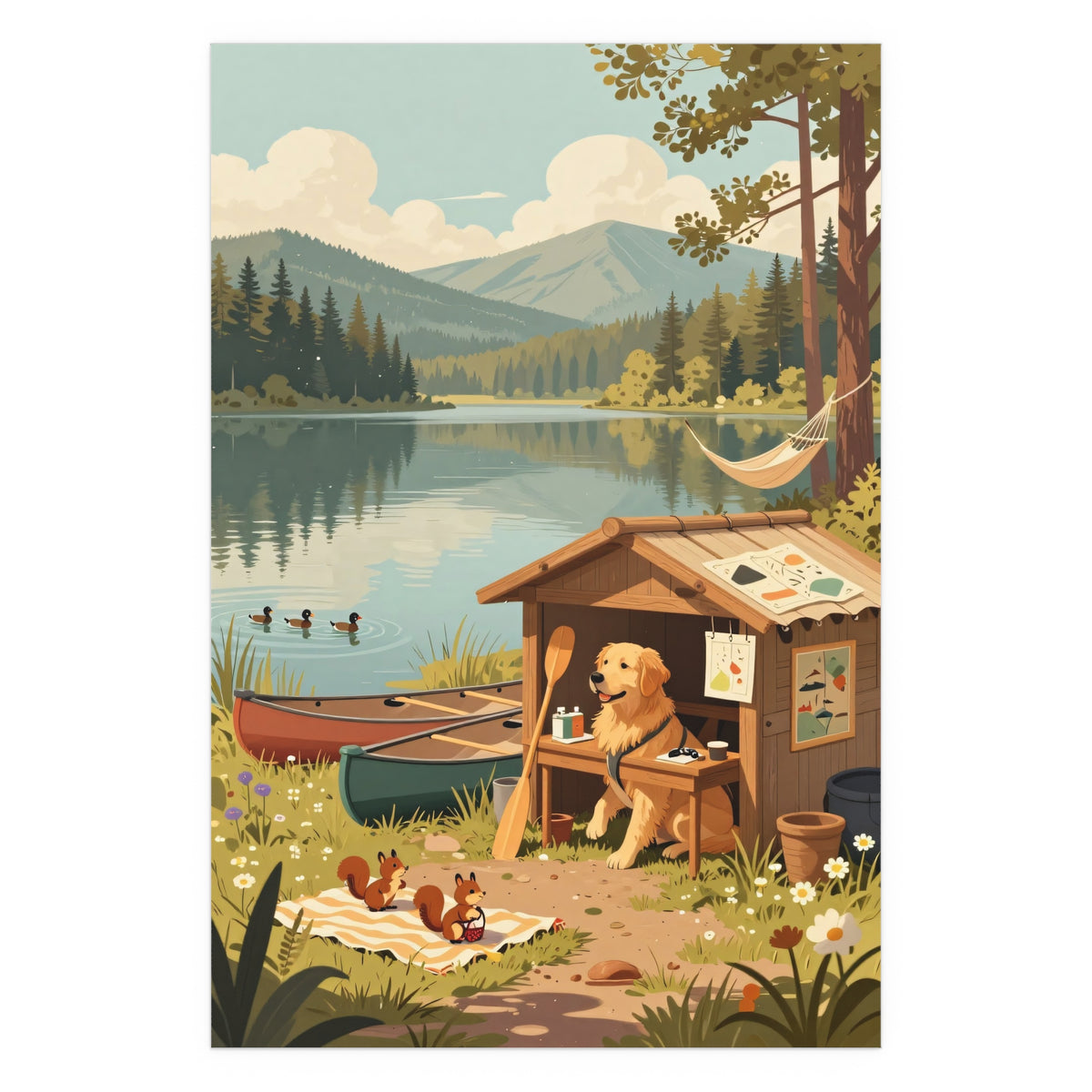 Serene Afternoon Gathering