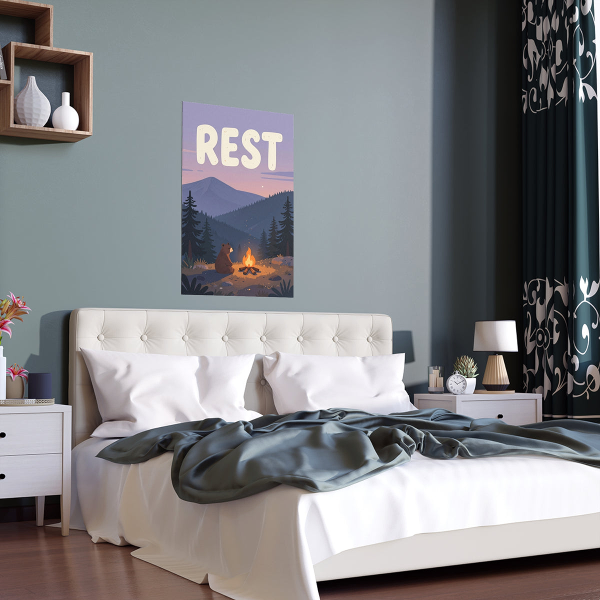 Moonlit Mountain Retreat
