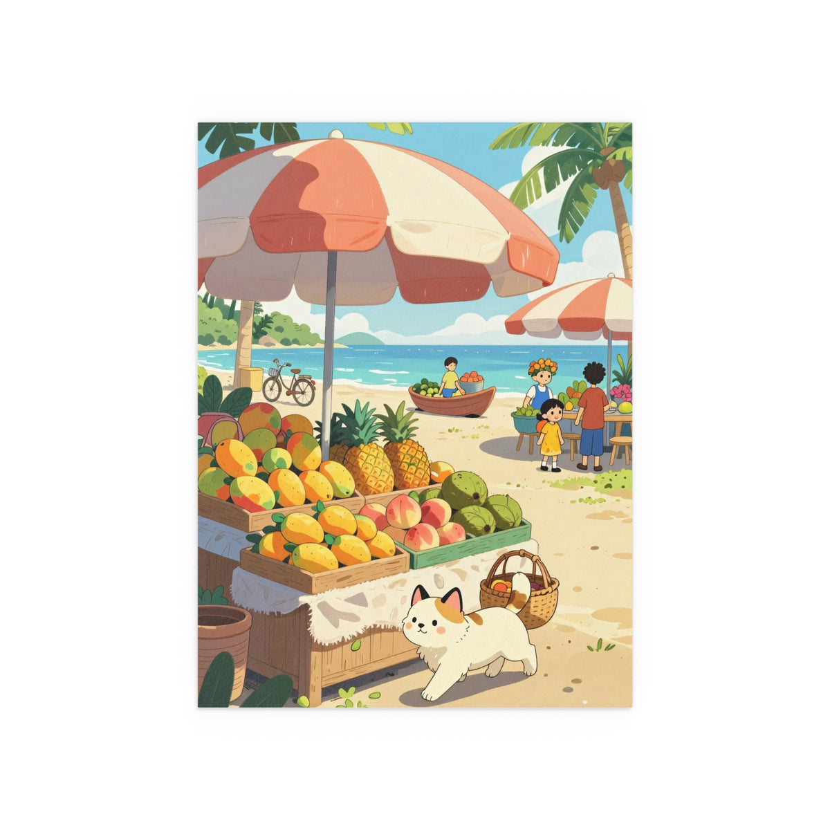 Island Oasis Market Scene