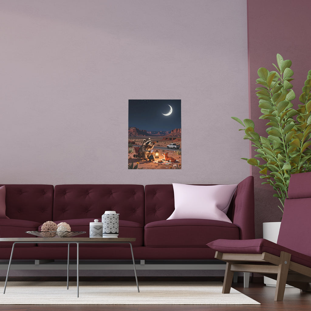 Moonlit Desert Oasis