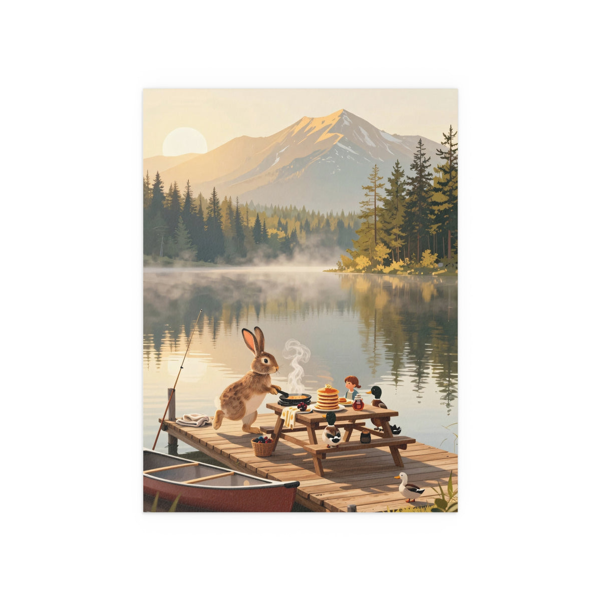 Sunset Serenade on the Wooden Dock