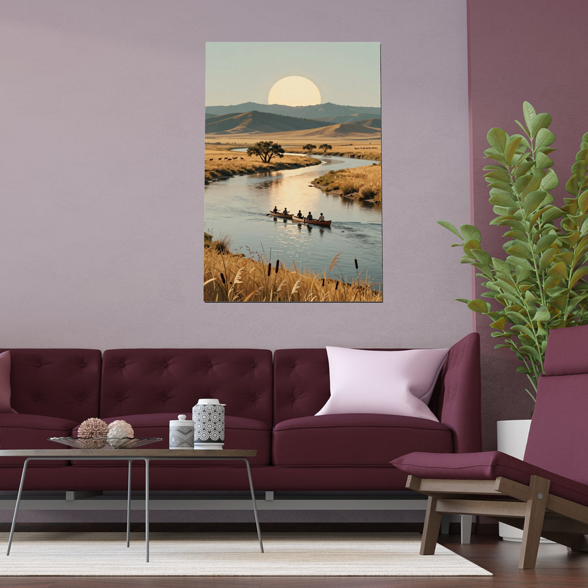 Serene Horizon Reflections