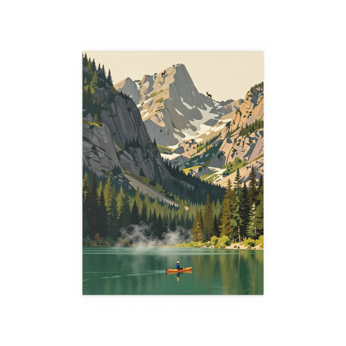 Serene Summit Reflections