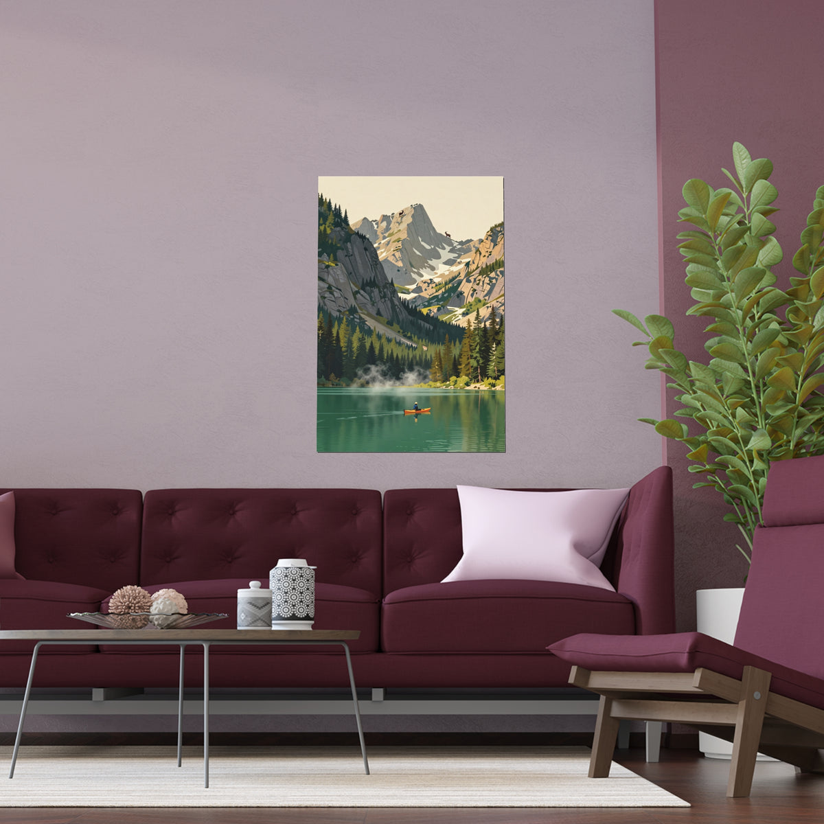 Serene Summit Reflections