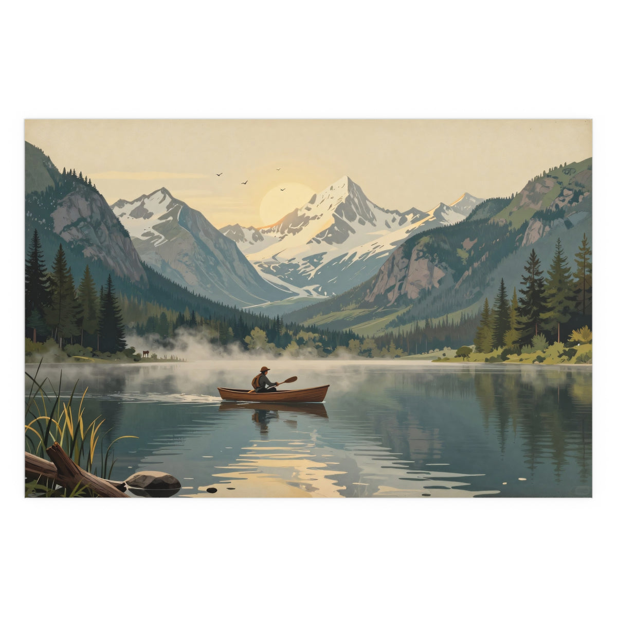 Sunset Serenity of the Alps