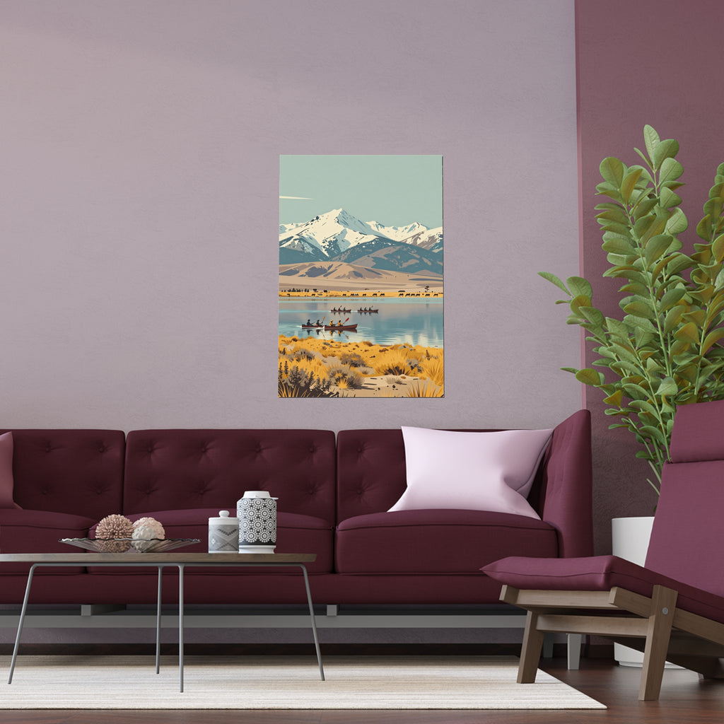 Serene Mountain Lake Awakening