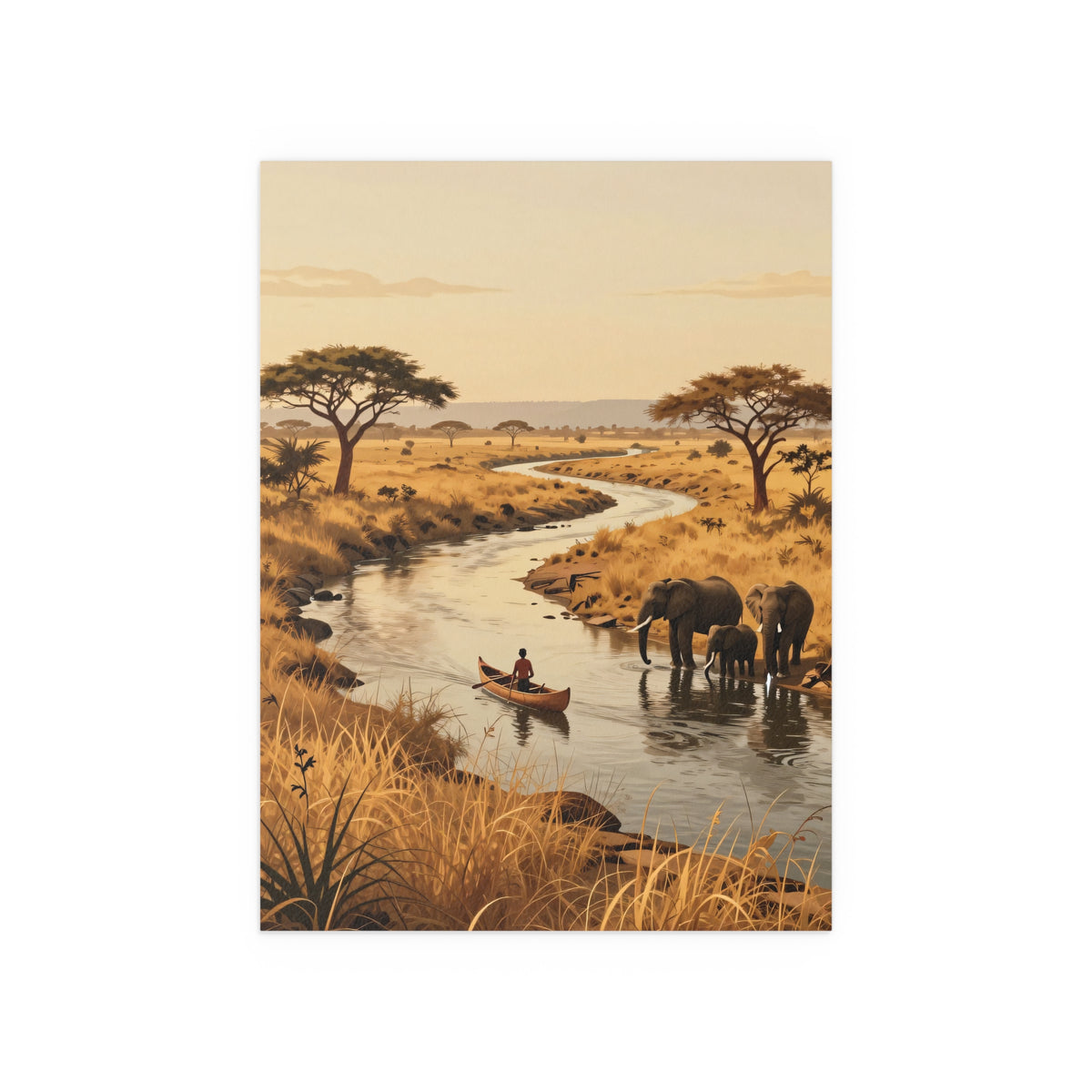 Sunset Serenade of the Savanna Giants