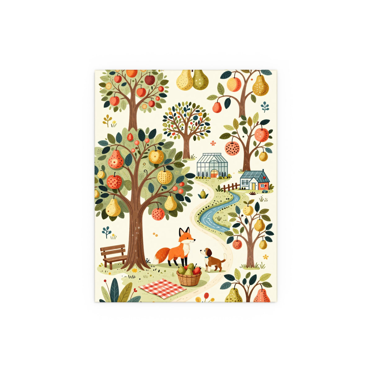 Vibrant Orchard Oasis