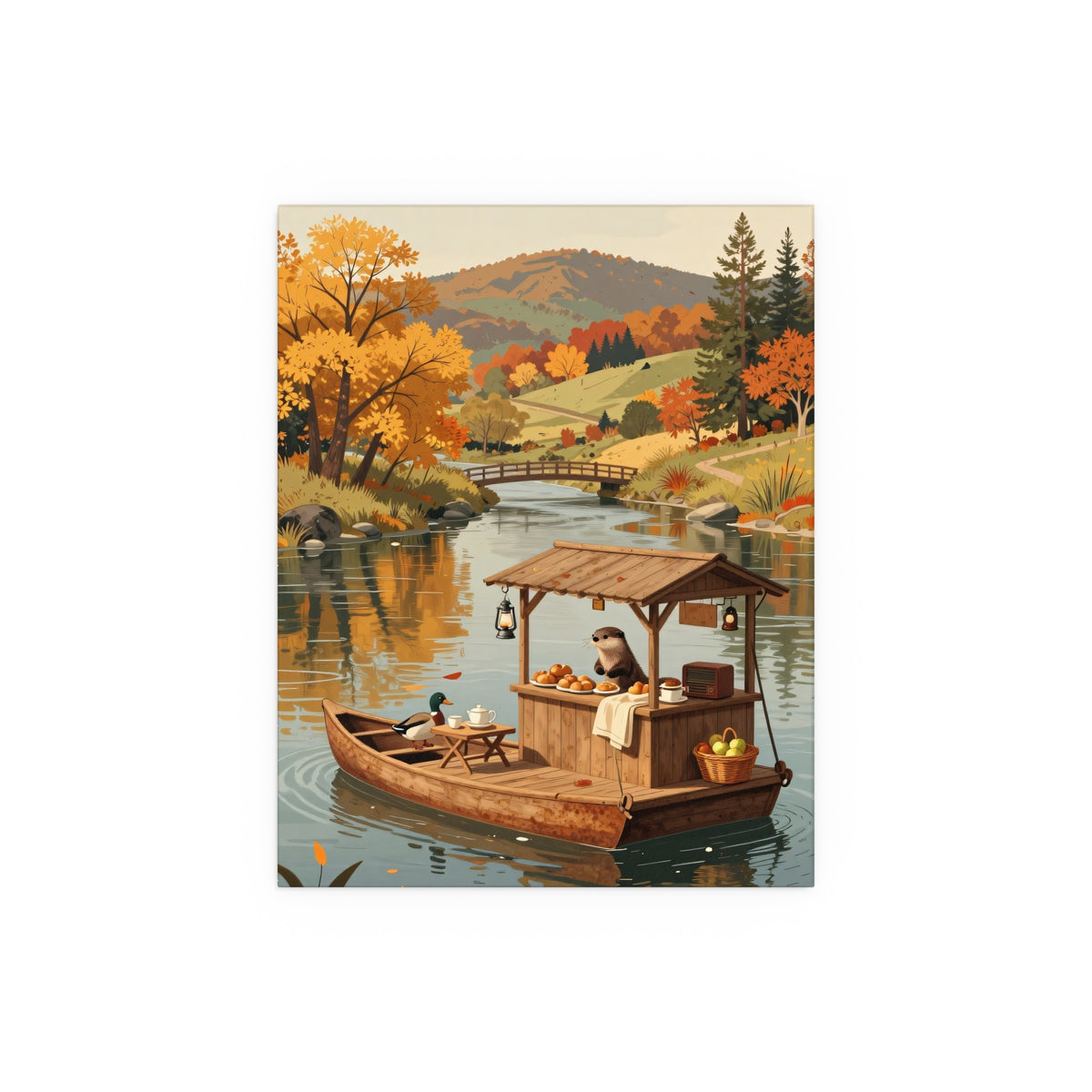 Autumnal Reflections by the River