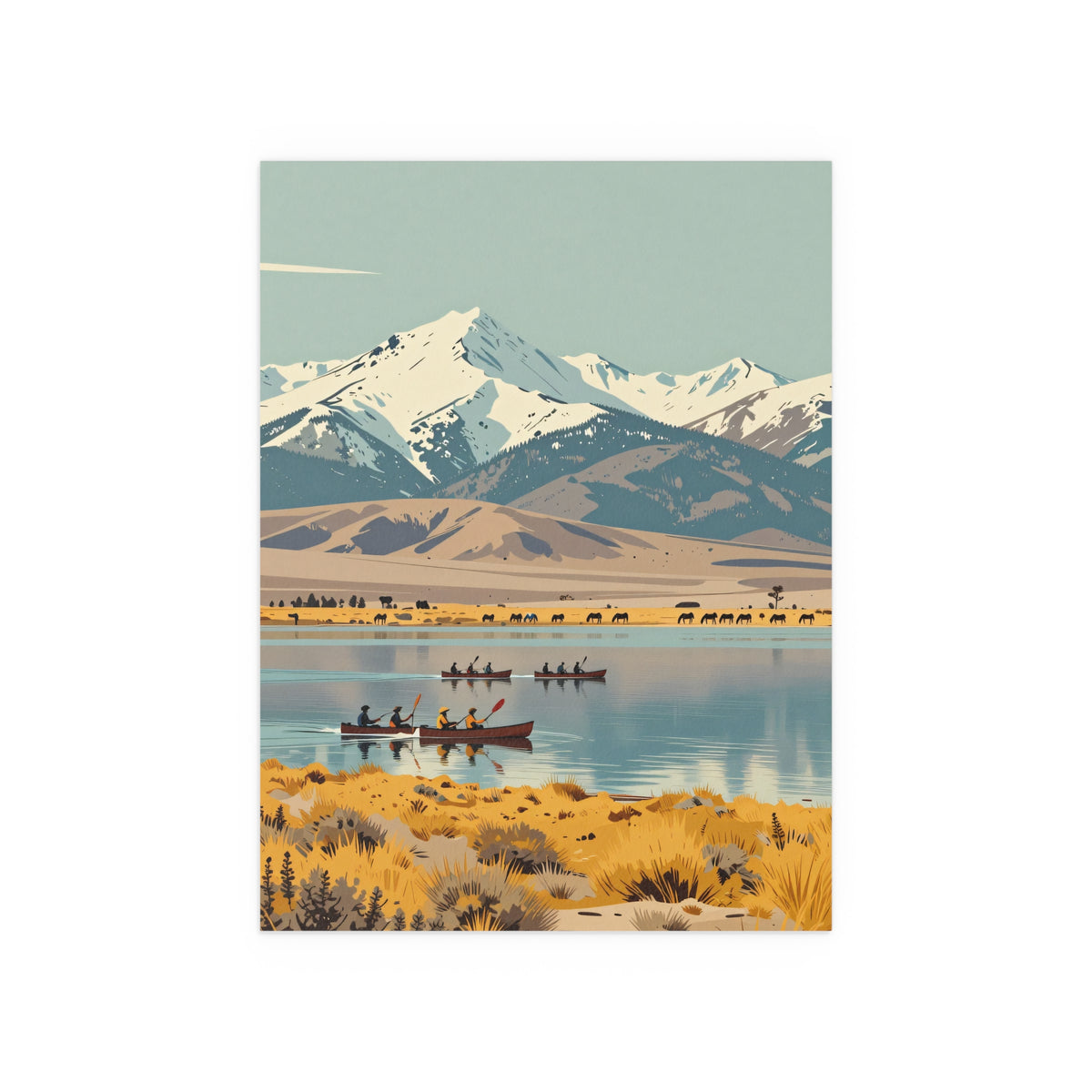 Serene Mountain Lake Awakening