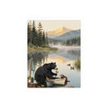 Serene Lake Encounter