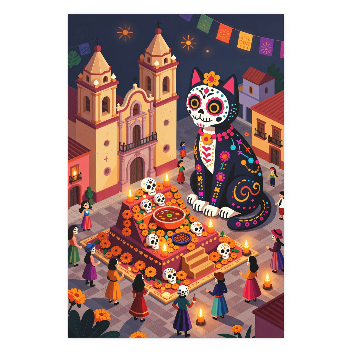Fiesta en el Día de Muertos