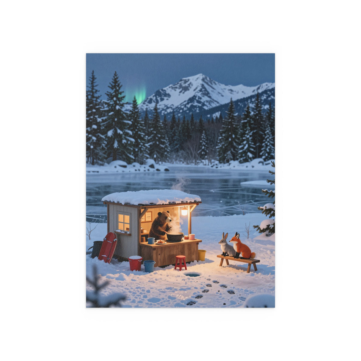 Aurora's Winter Slumber