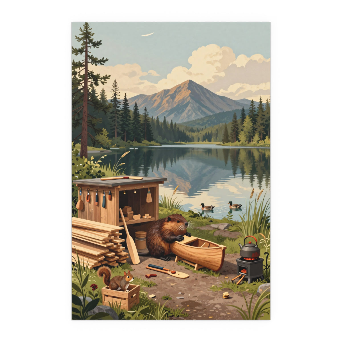 Serene Retreat at Dawn's Edge