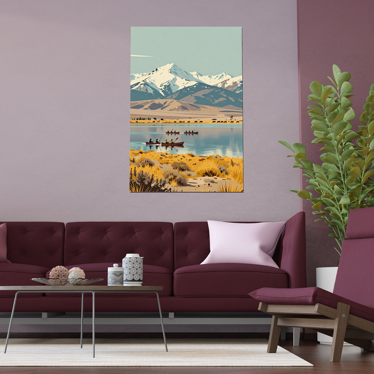 Serene Mountain Lake Awakening