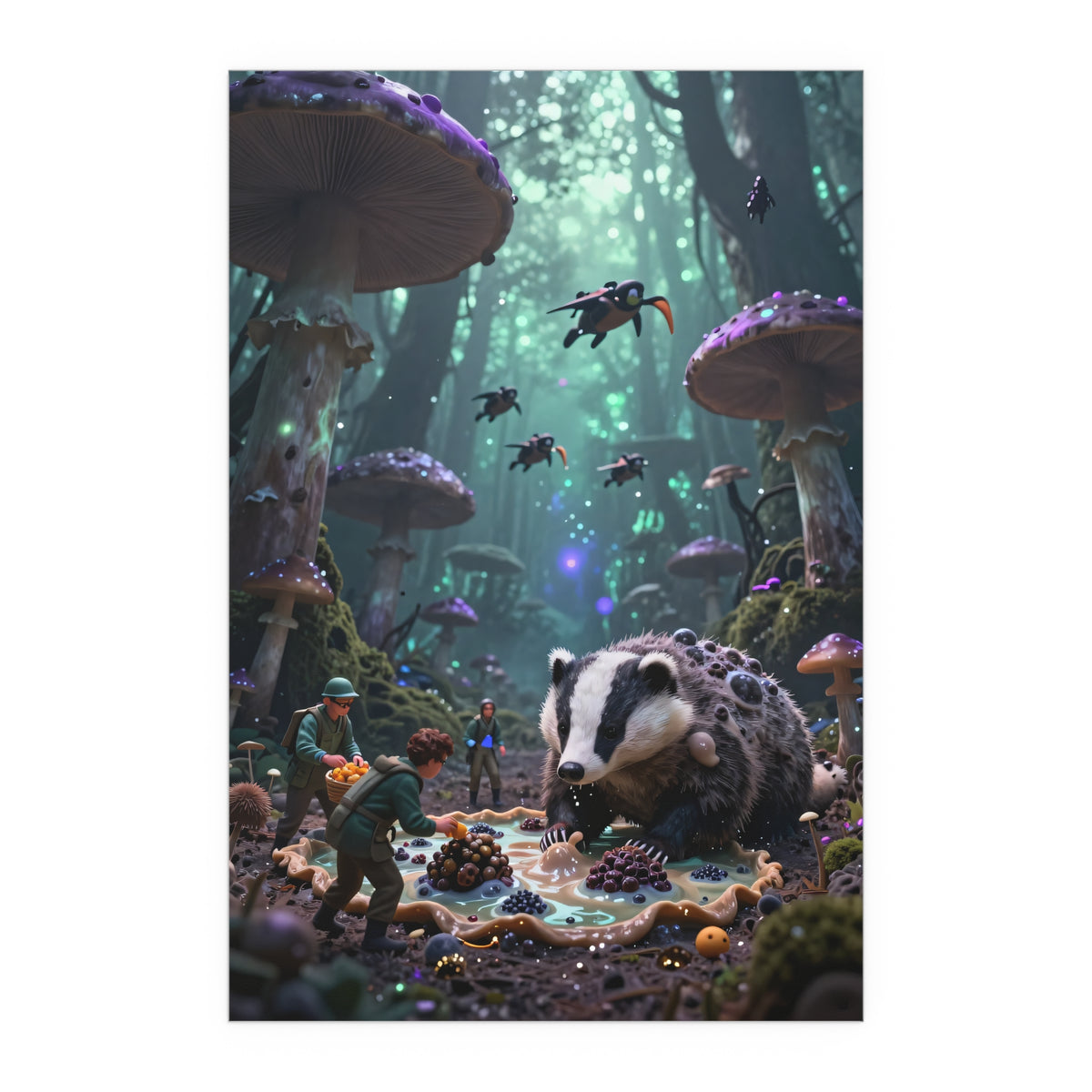 Moonlit Mycological Realm