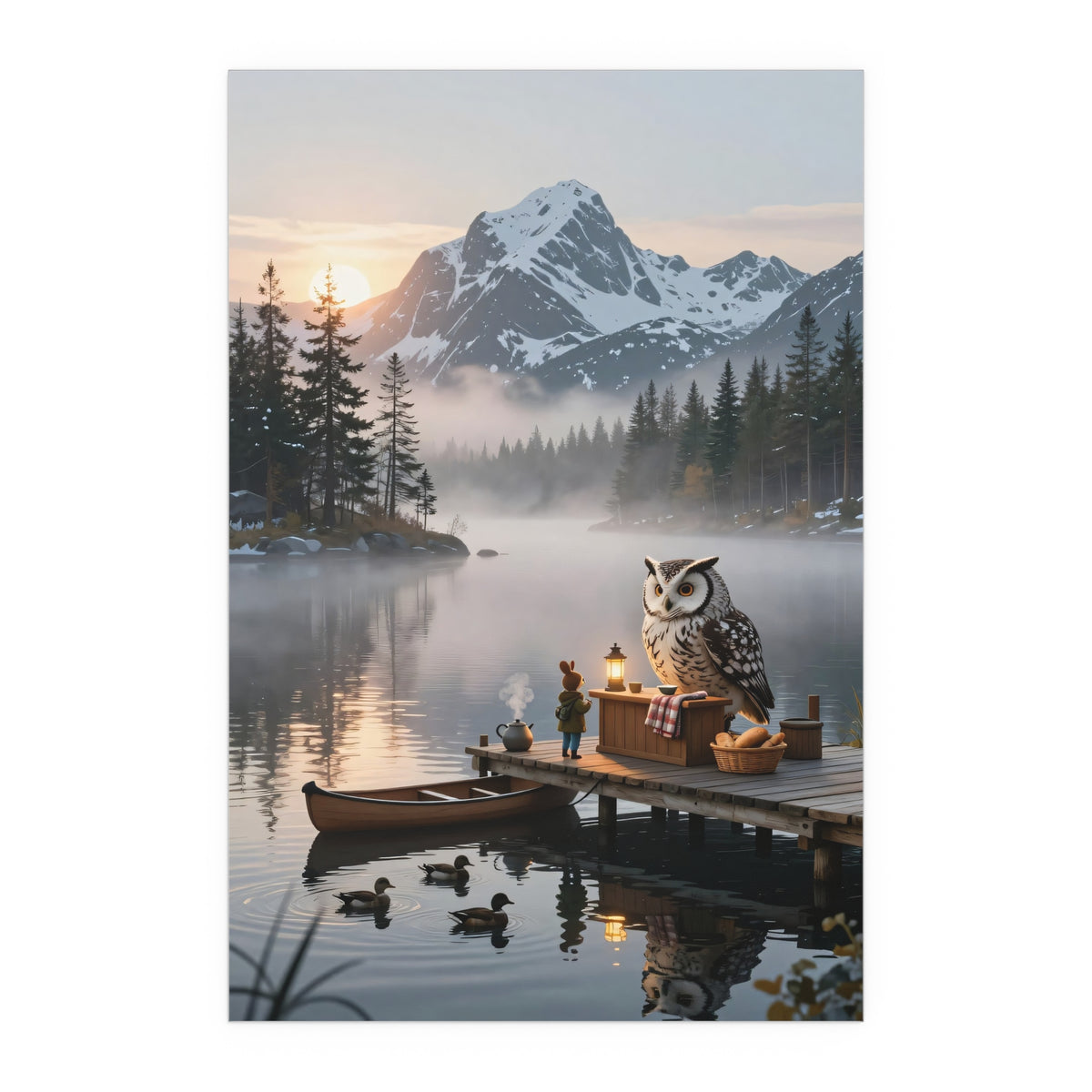 Serene Lake Awakening