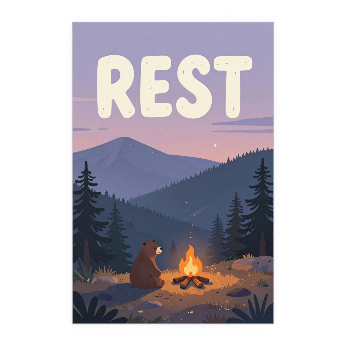 Moonlit Mountain Retreat