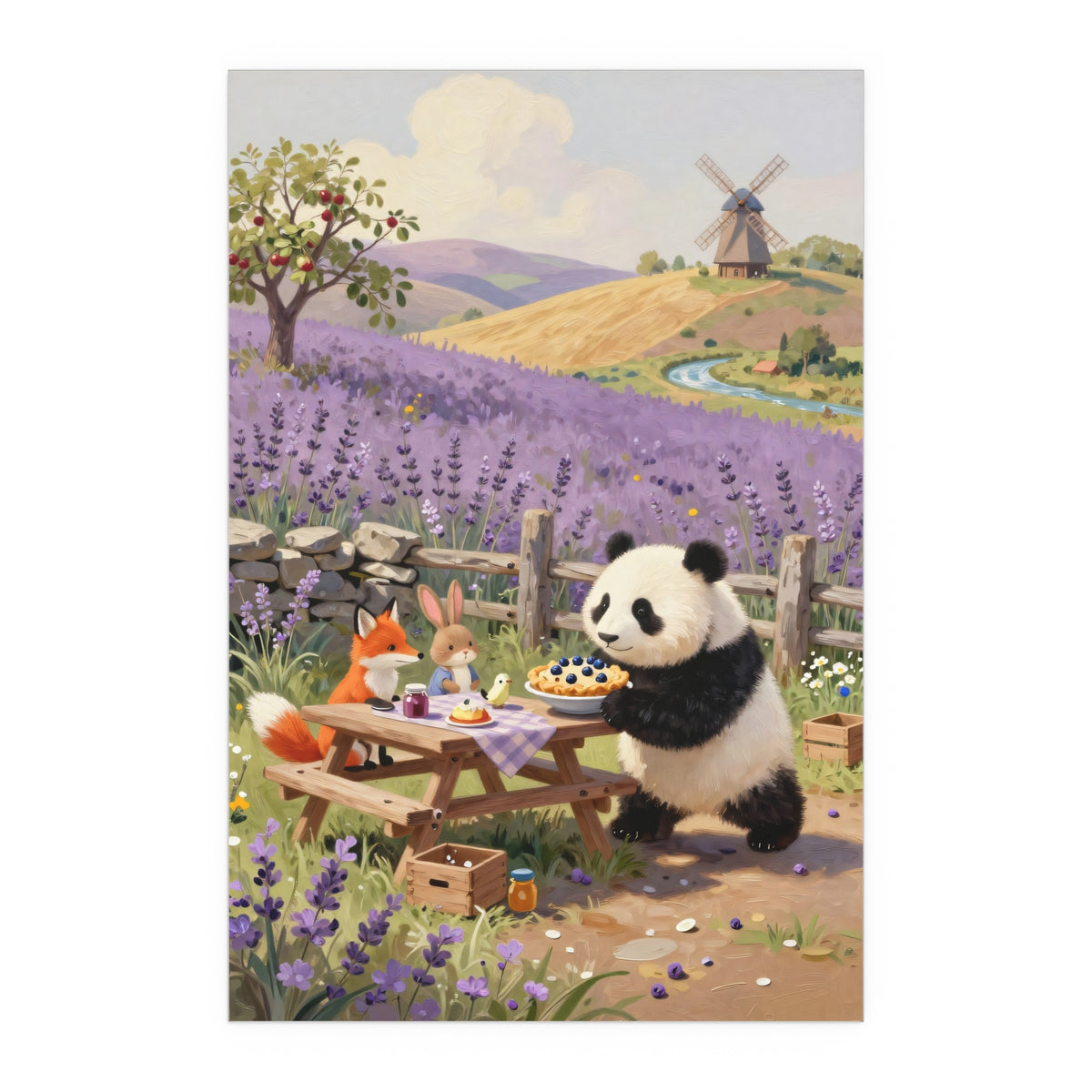 Serene Countryside Picnic