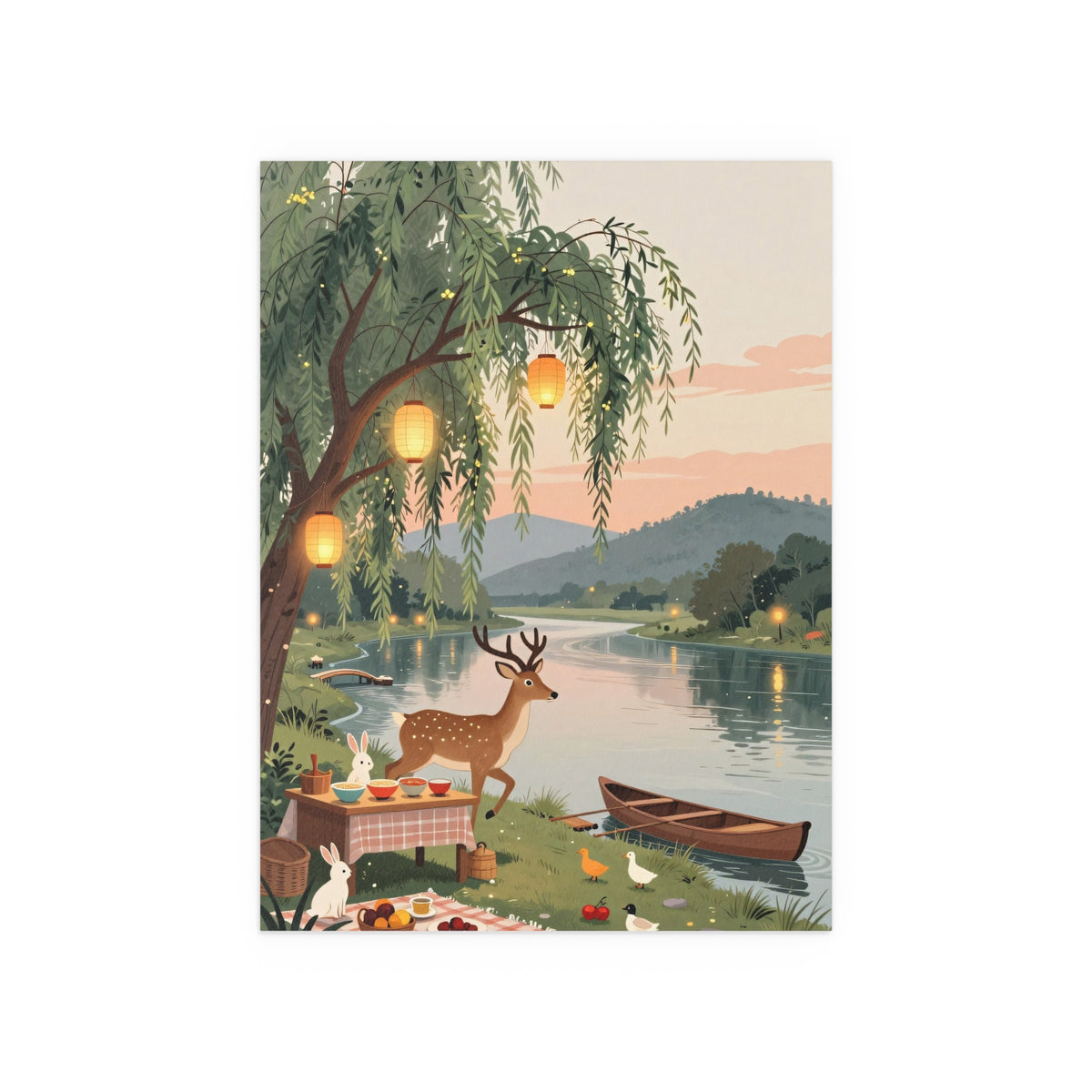 Forest Serenity by Sunset's Edge
