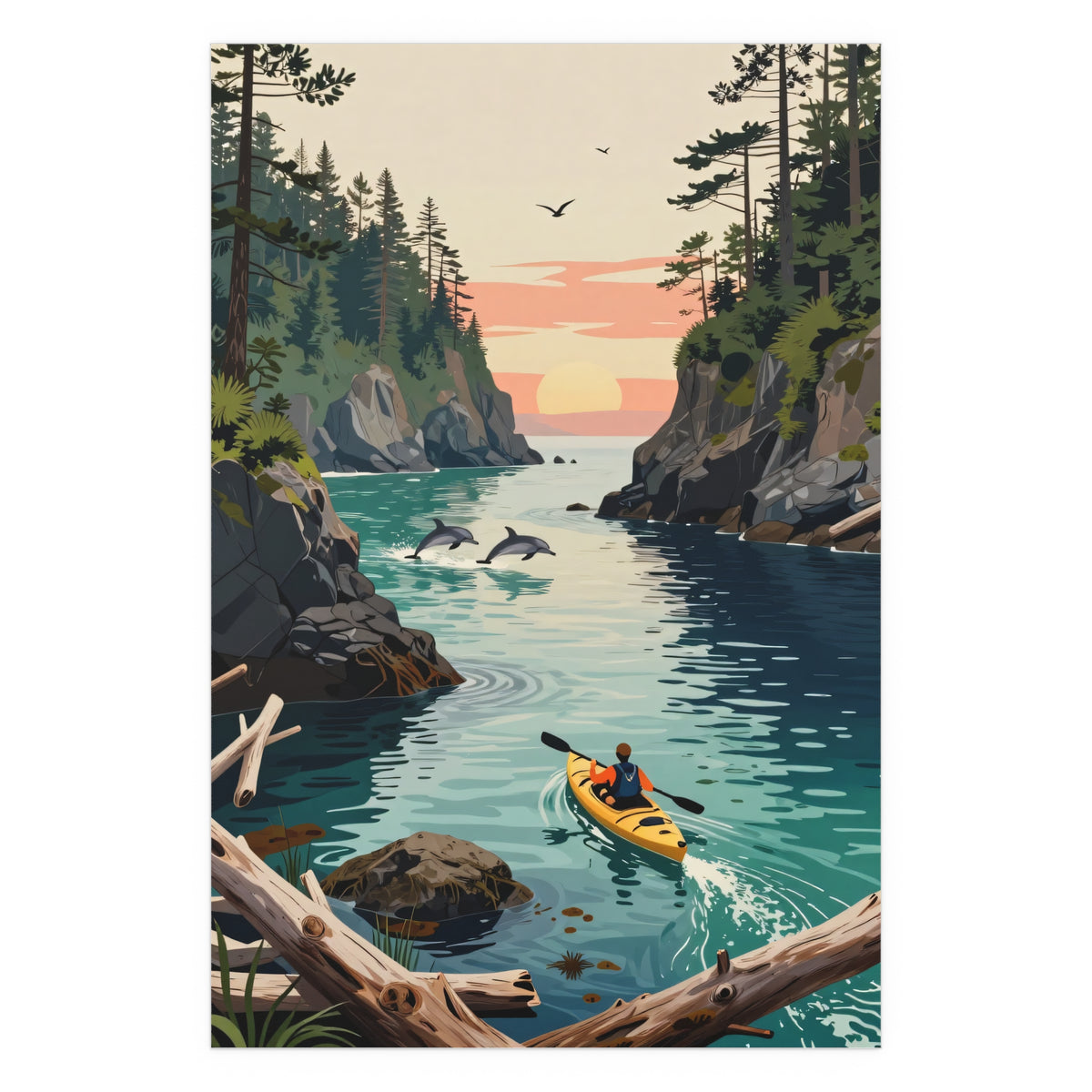 Rocky Shore Reflections