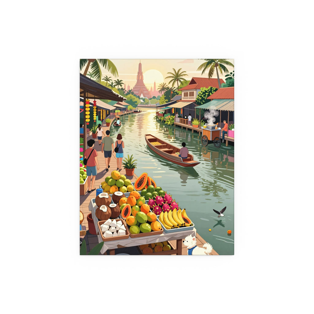 Vibrant River Market Delights