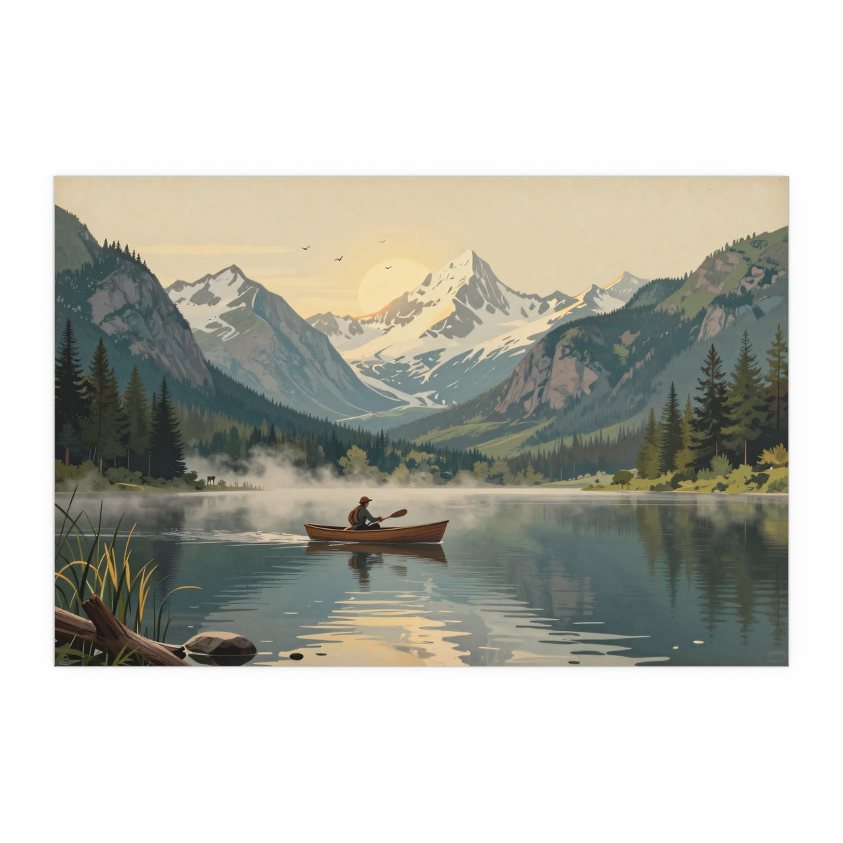 Sunset Serenity of the Alps