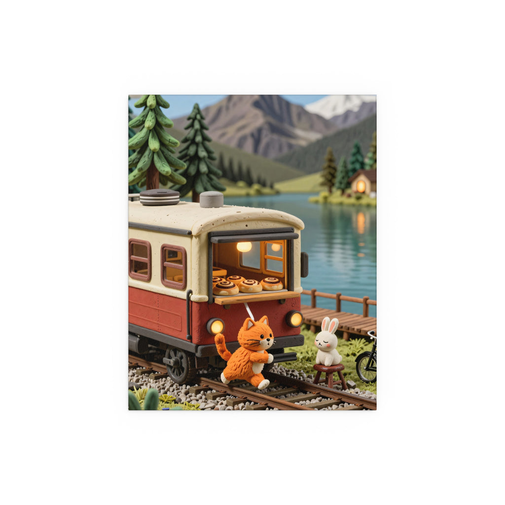 Whimsical Railway Encounter