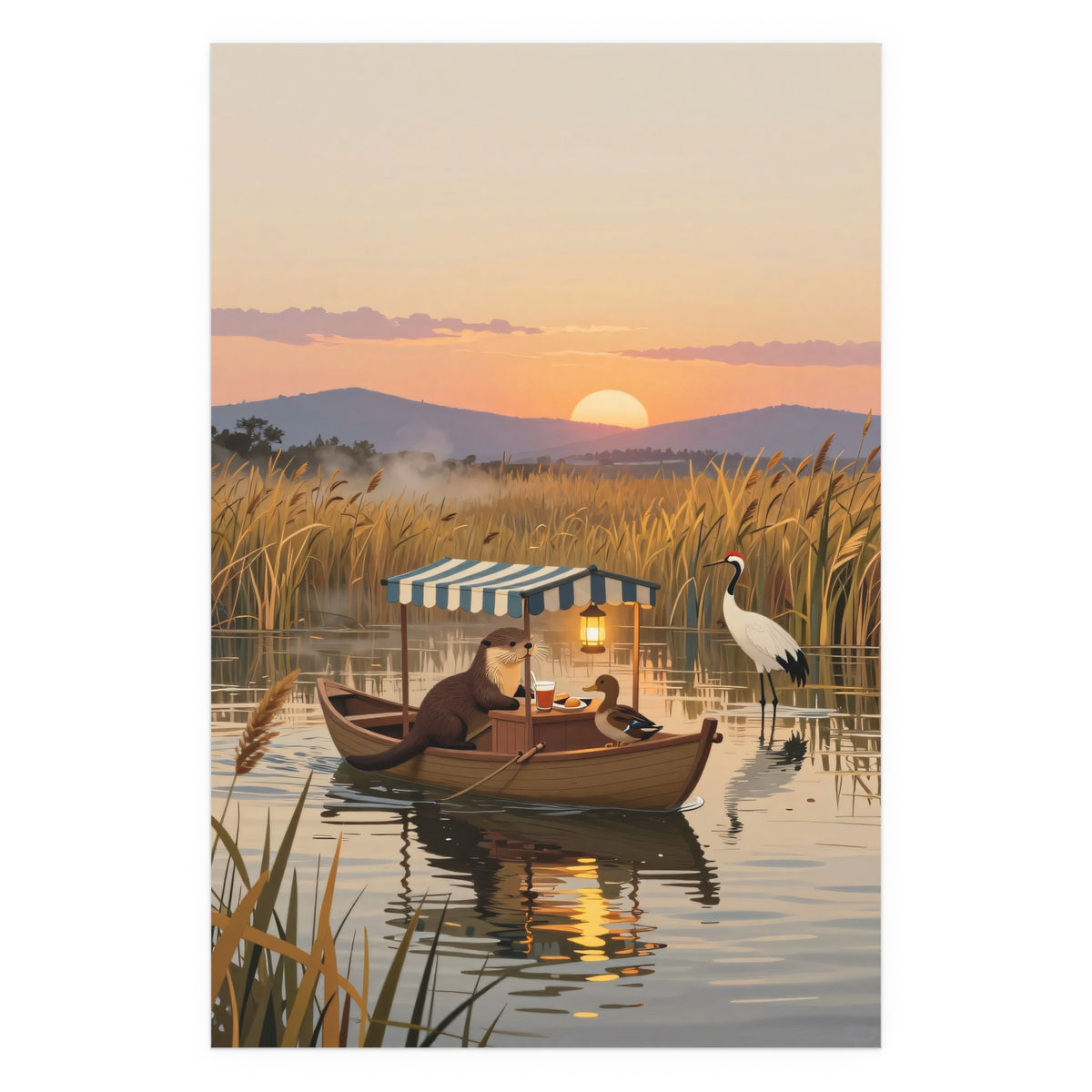 Sunset Serenity on the River