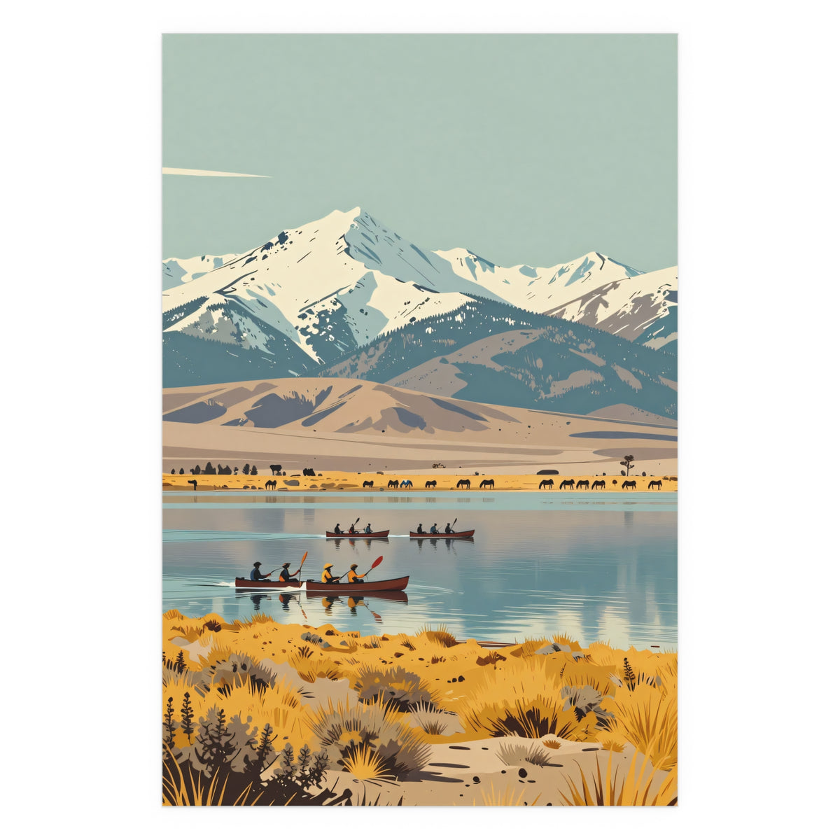 Serene Mountain Lake Awakening