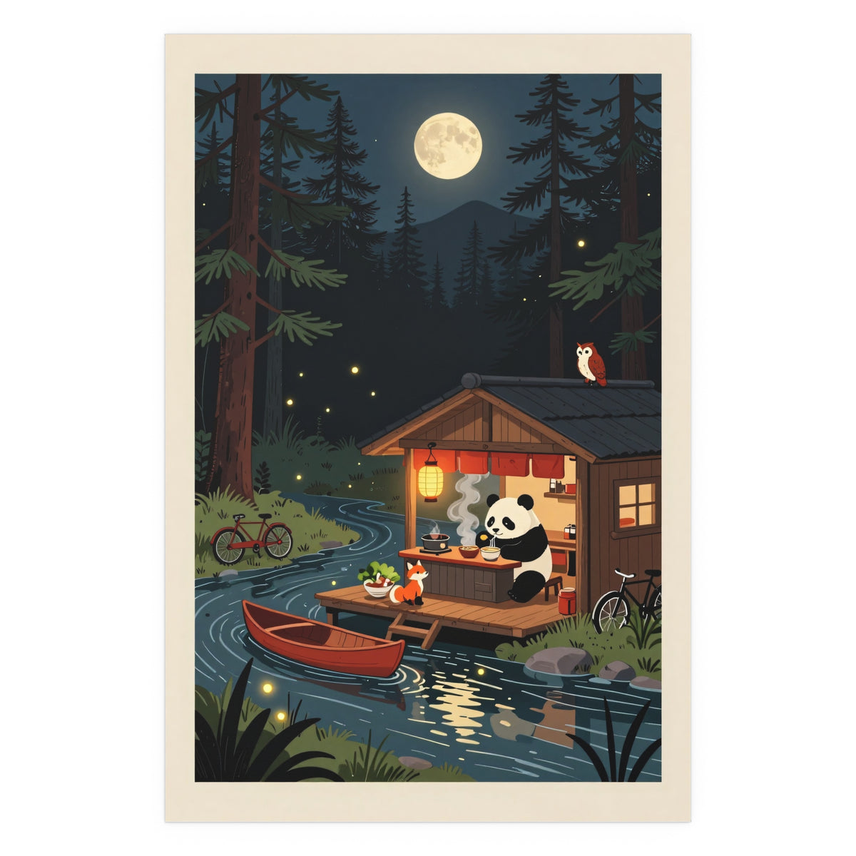 Starry Night Canoe Serenade