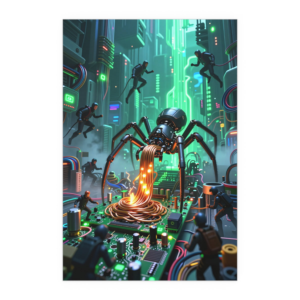 Neon Dreams of a Digital Uprising