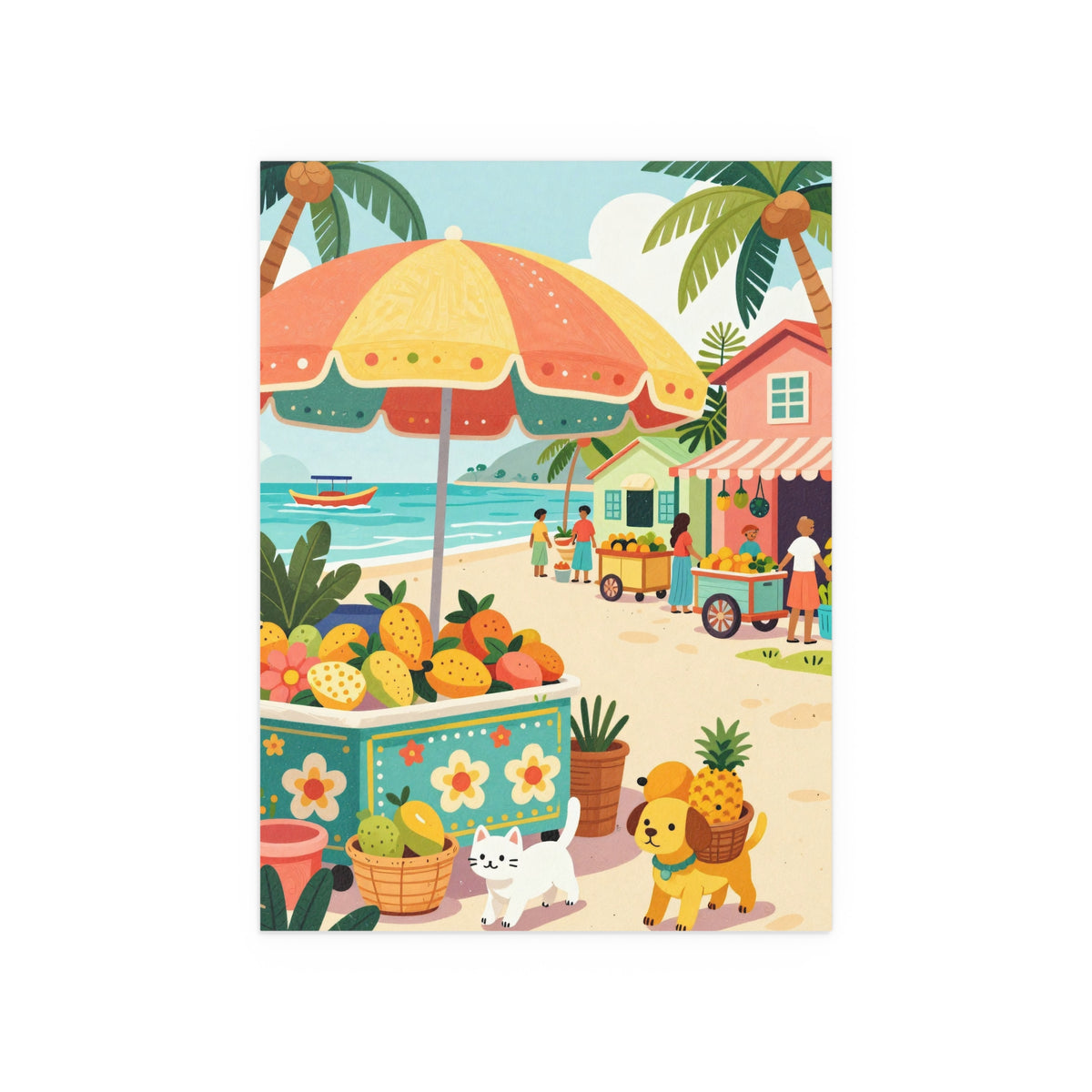 Vibrant Tropical Oasis