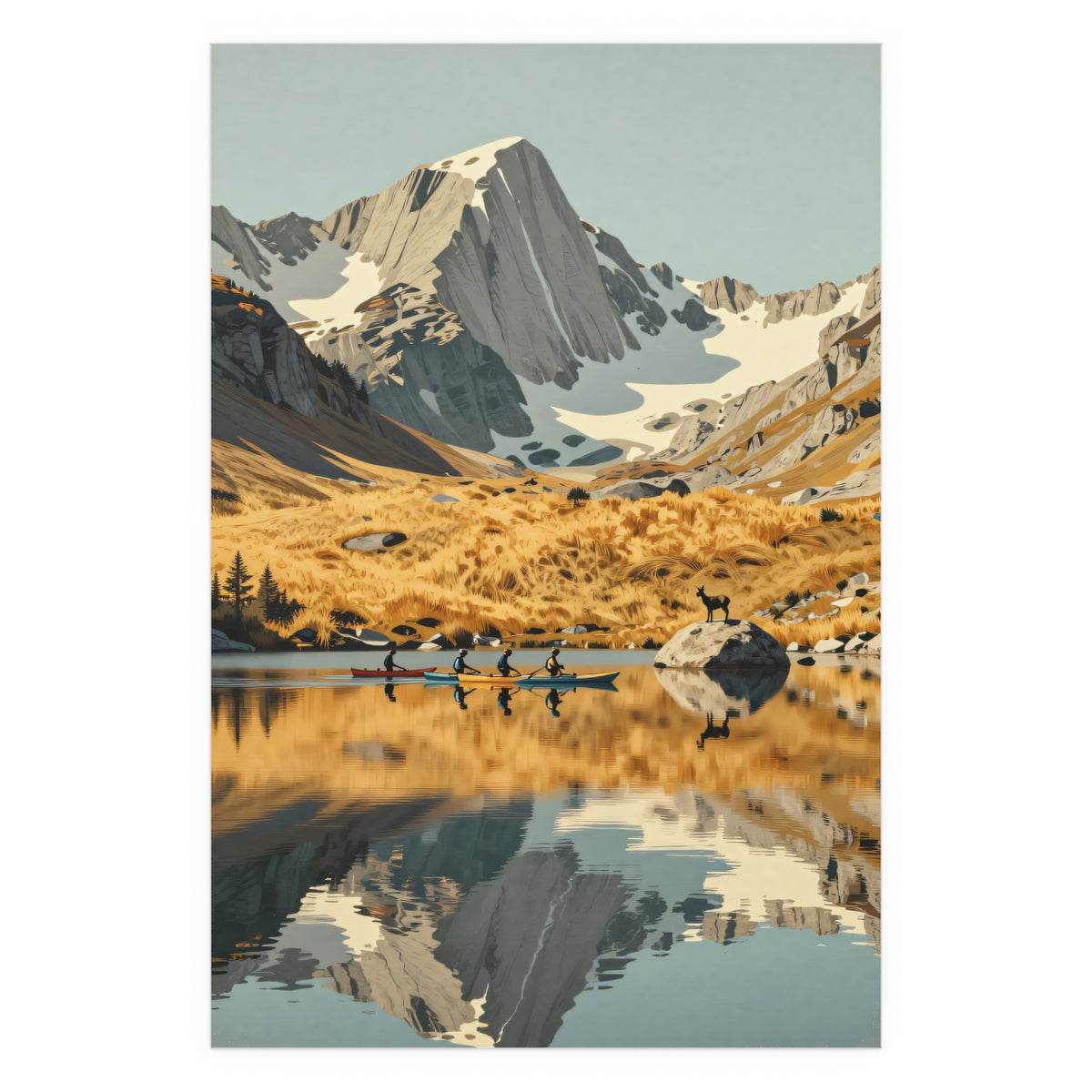 Mountain Lake Sunset Sanctuary