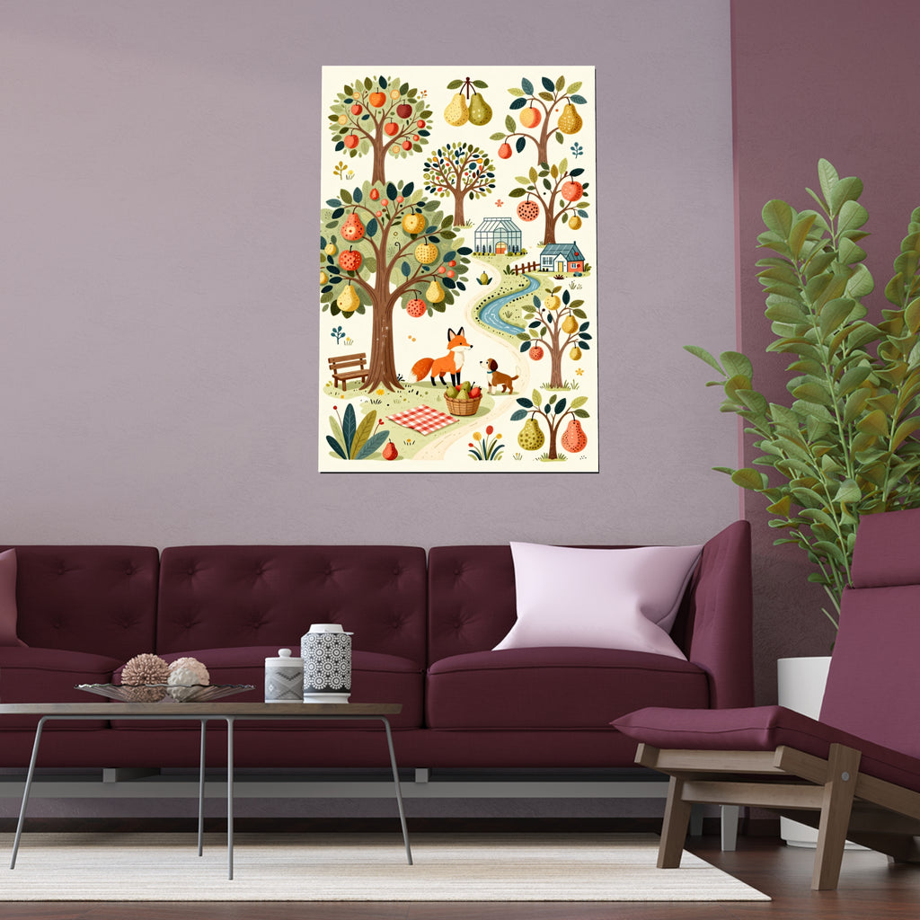 Vibrant Orchard Oasis