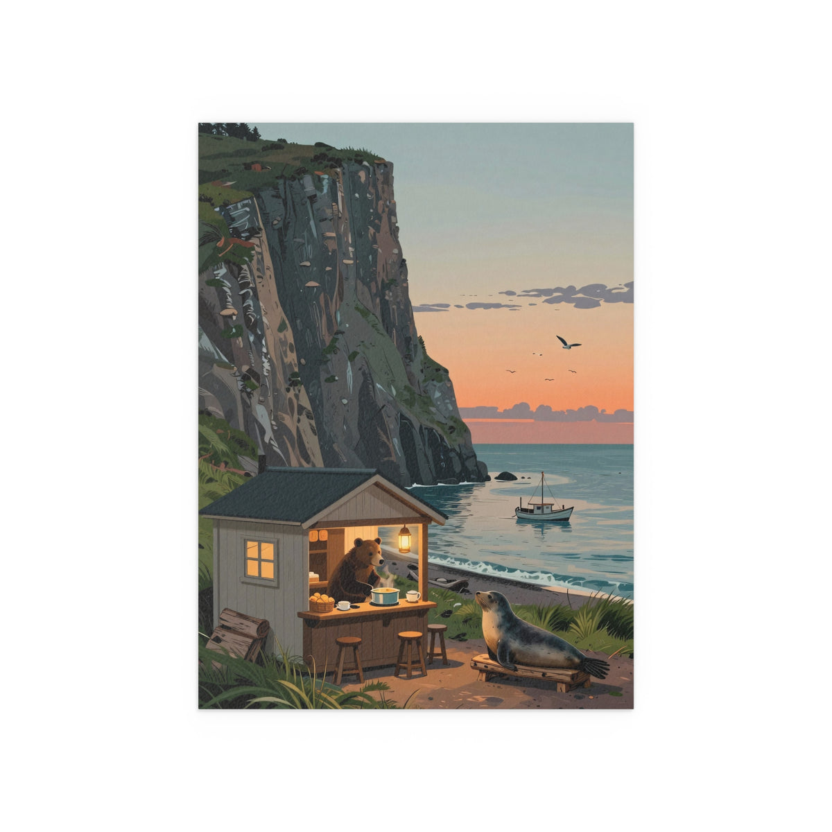 Sunset Serenity by the Sea