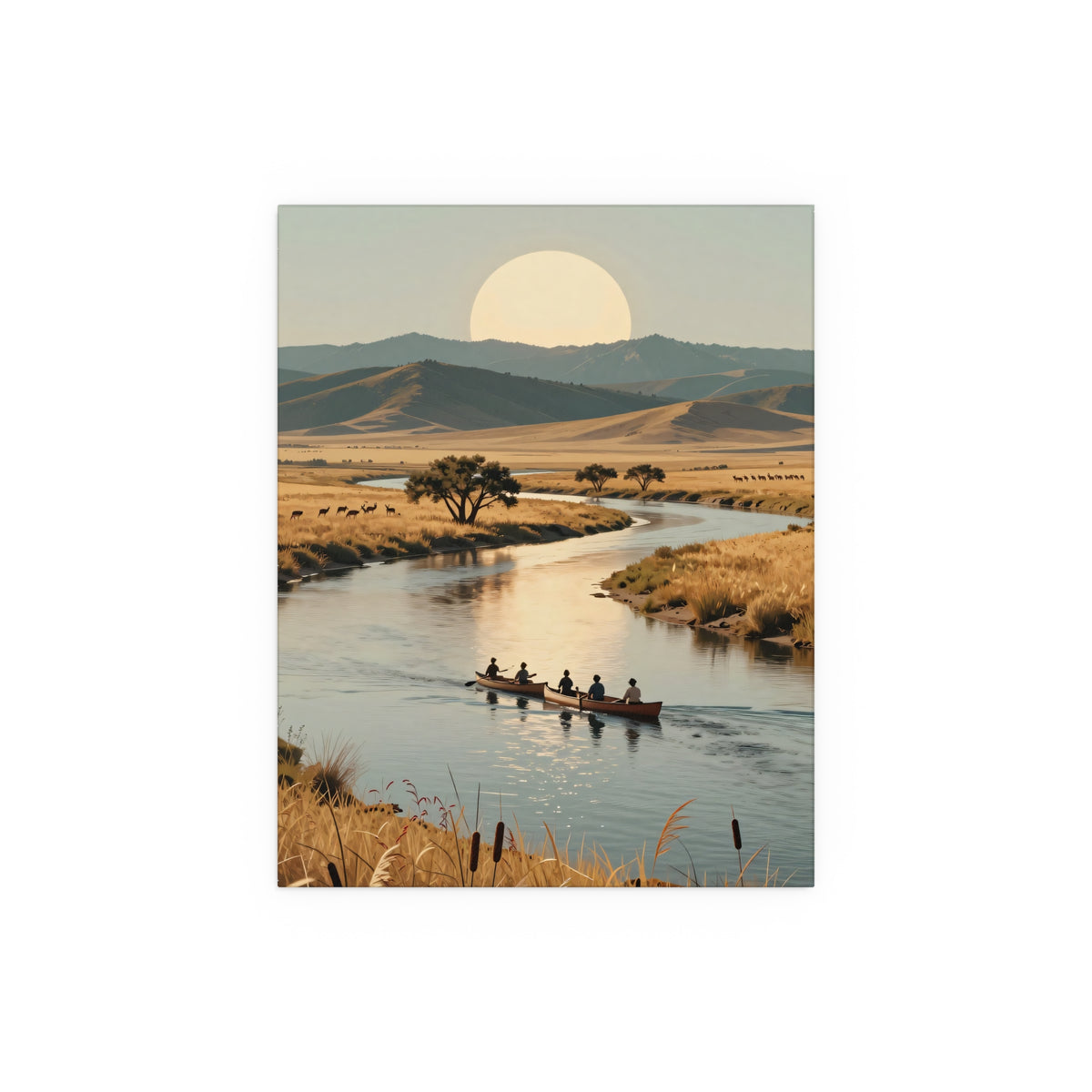 Serene Horizon Reflections