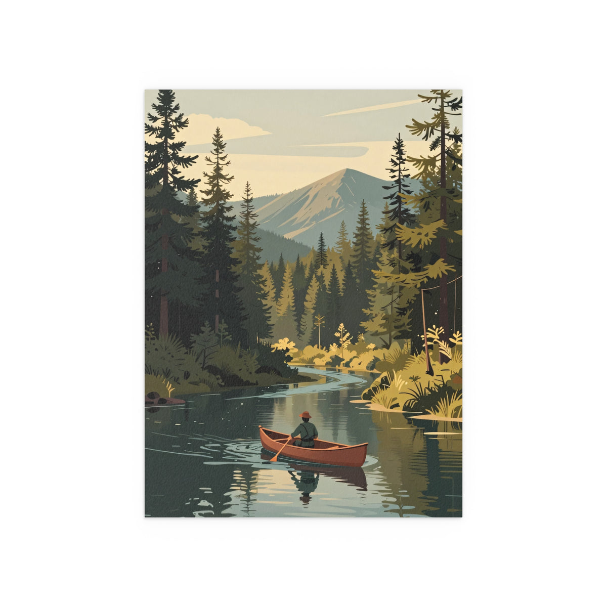 Serene Lake Reflections at Sunset