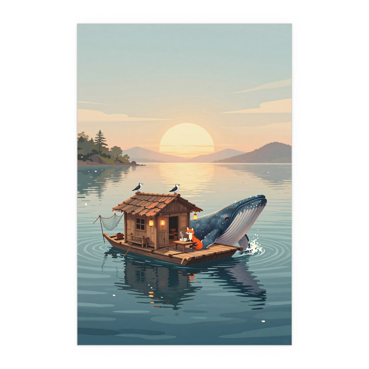 Serene Voyage on Calm Waters