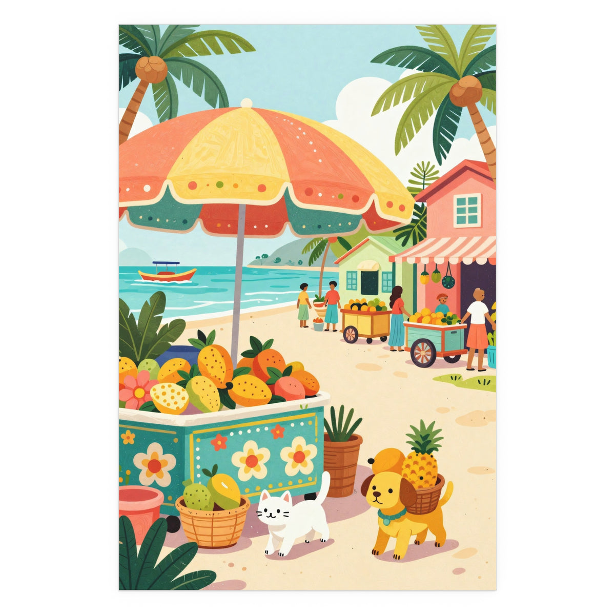 Vibrant Tropical Oasis