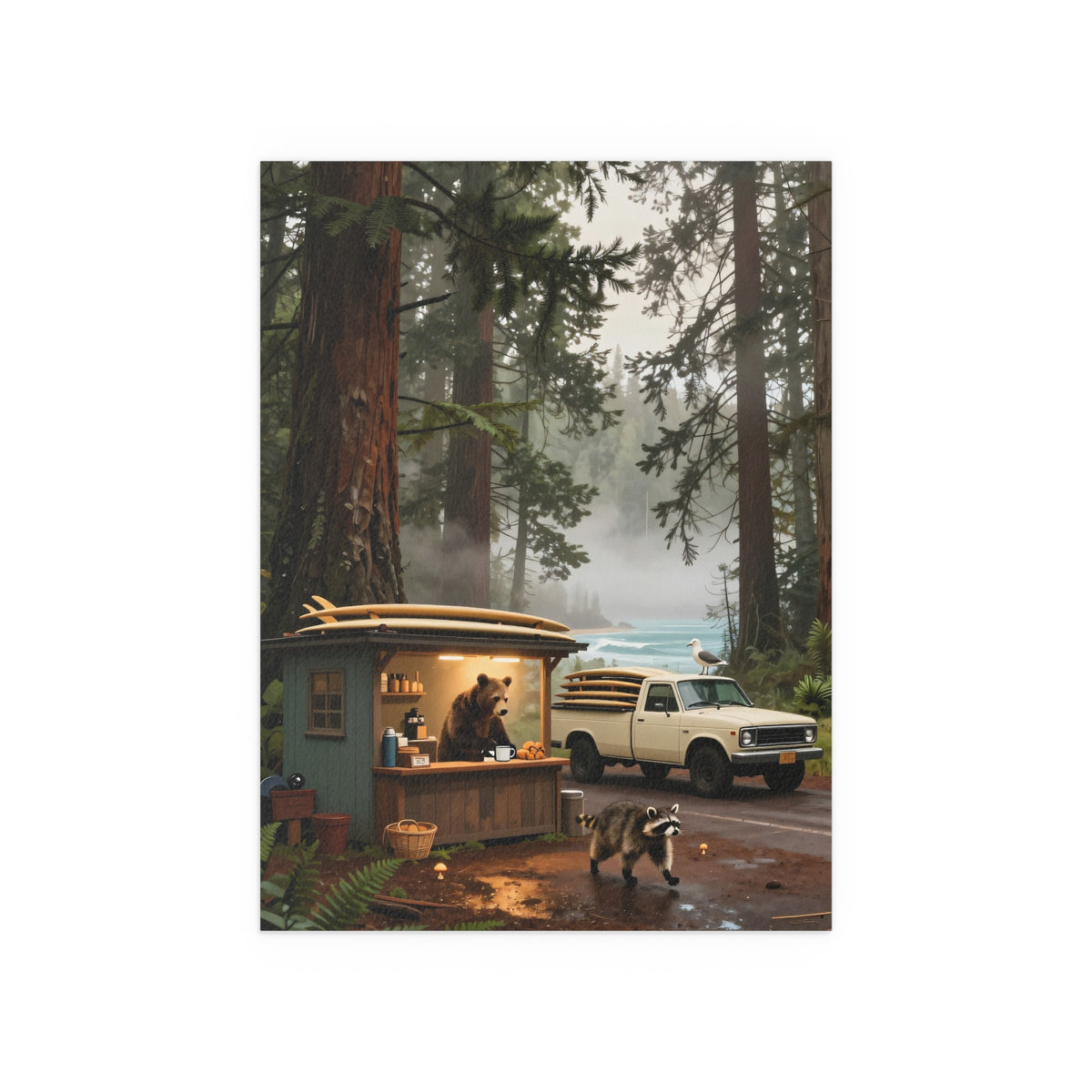 Twilight at the Ranger Station