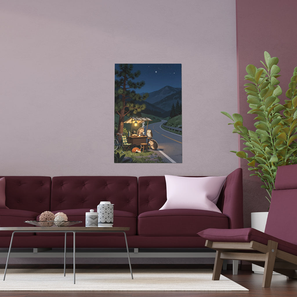 Moonlit Woodland Retreat