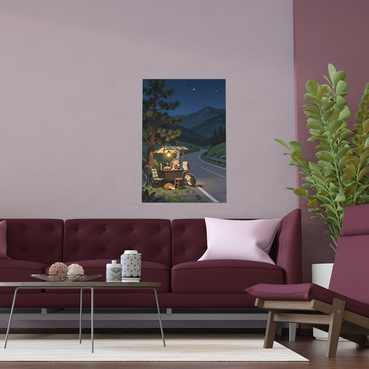 Moonlit Woodland Retreat