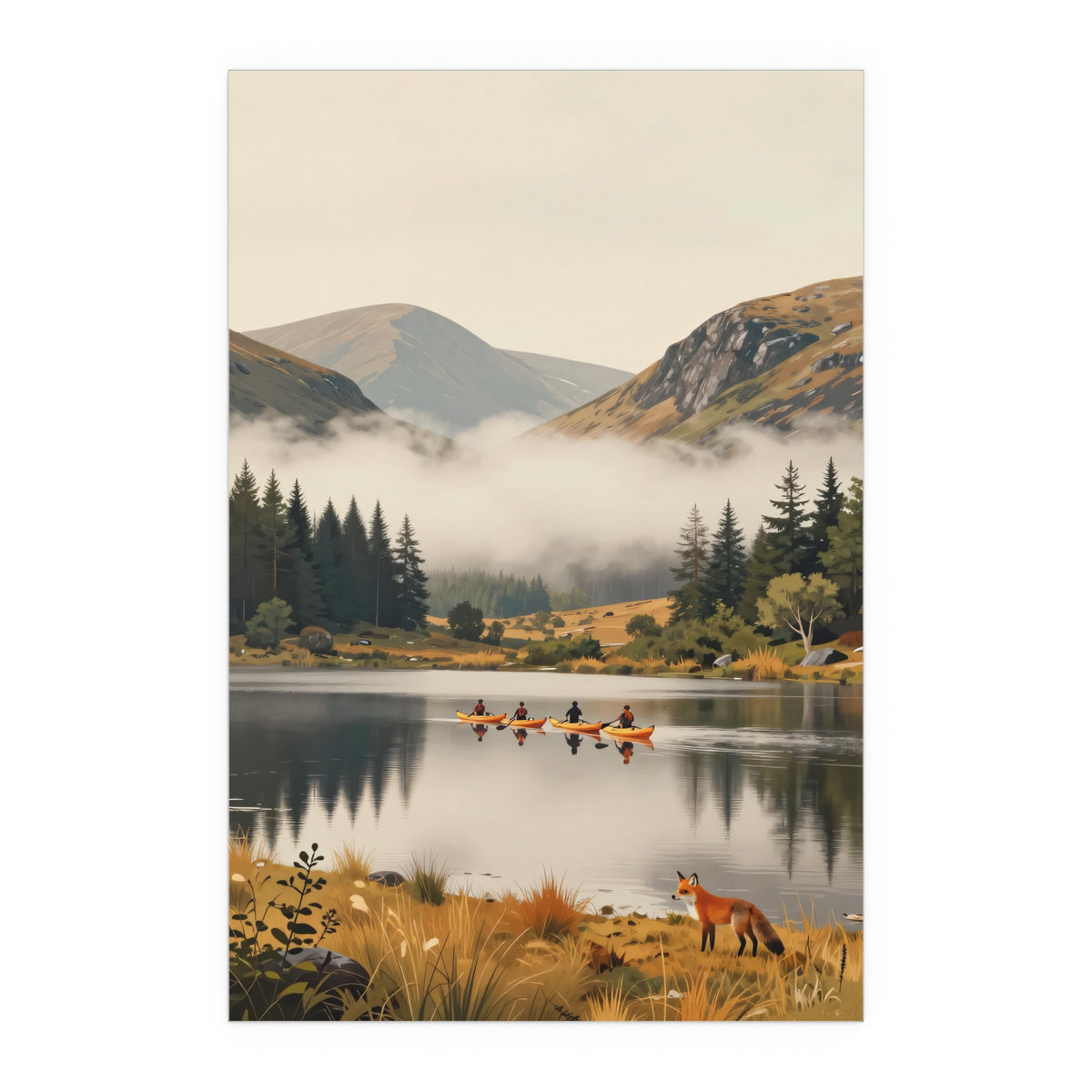 Misty Mornings on the Lake