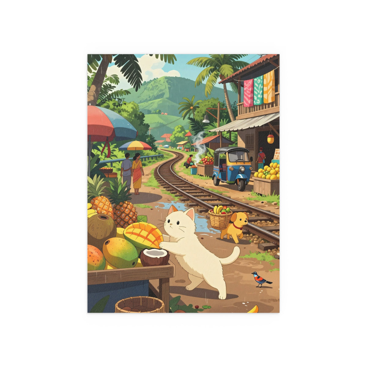 Tropical Train's Whimsical Friend