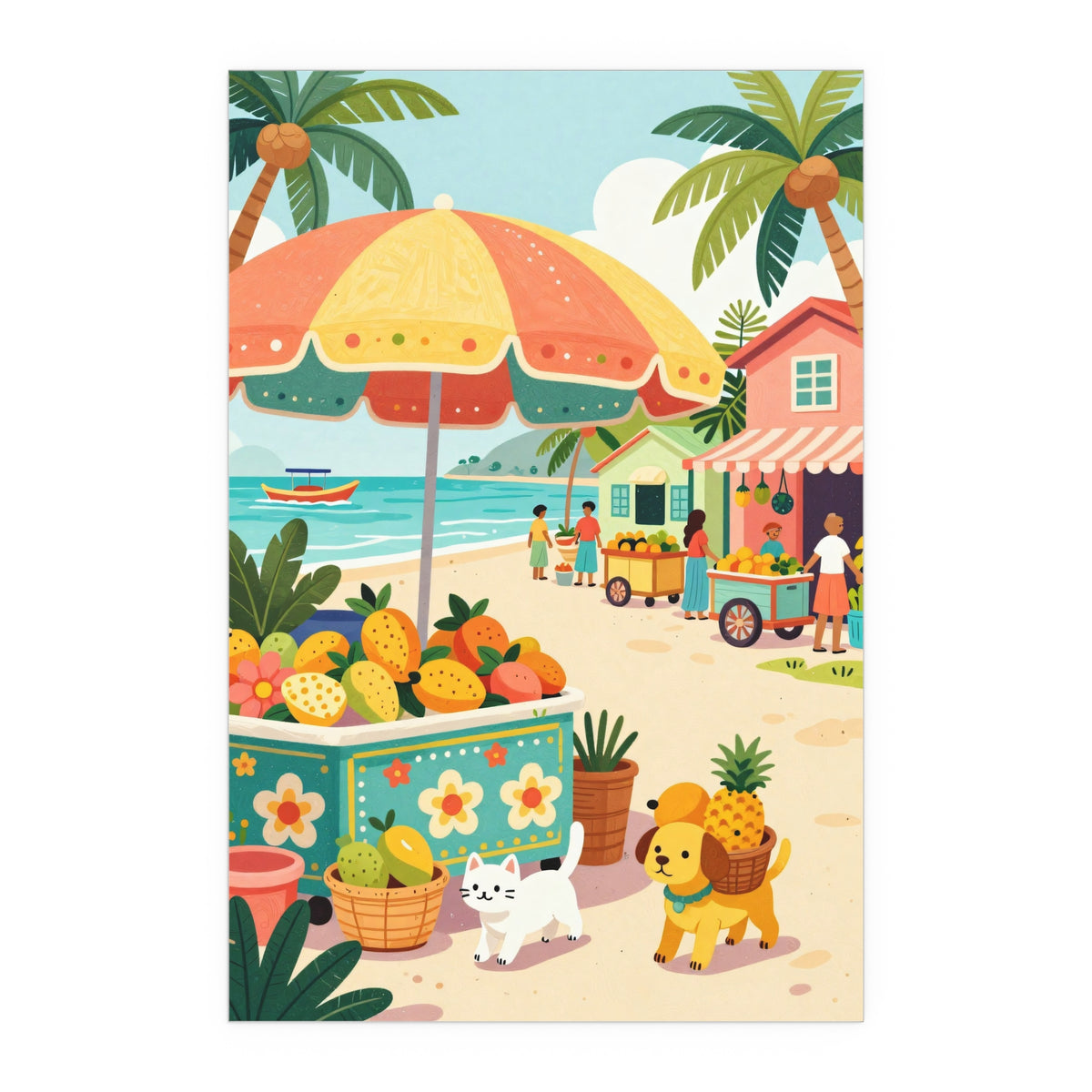 Vibrant Tropical Oasis