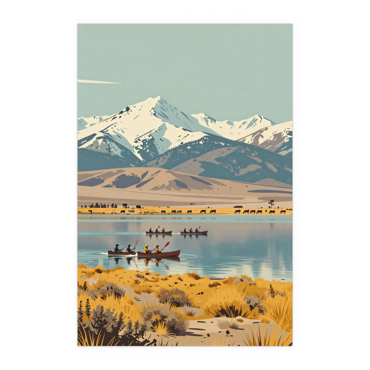 Serene Mountain Lake Awakening