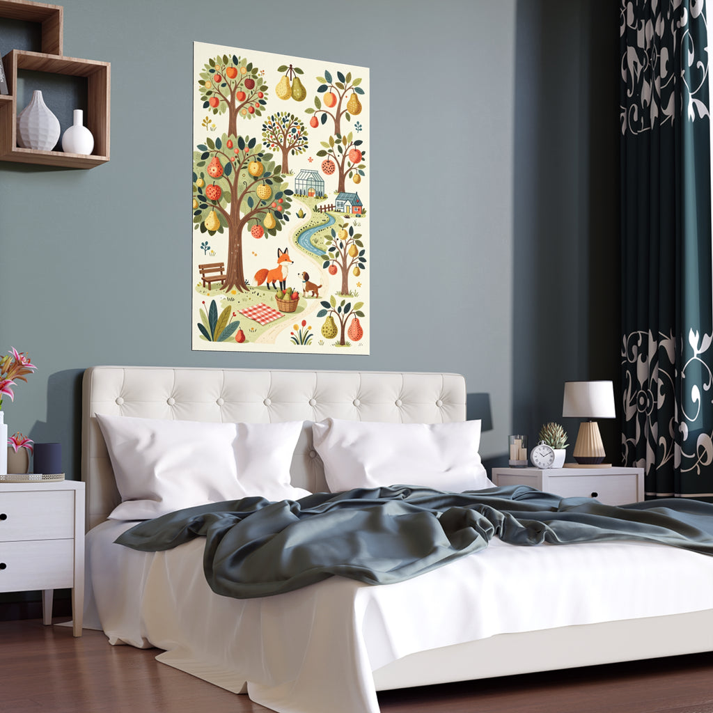 Vibrant Orchard Oasis
